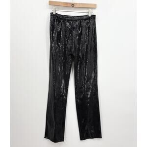 Vintage Y2K Blugirl Blumarine Pants 42 Small 6 Metallic Snake Scale Indie Sleaze